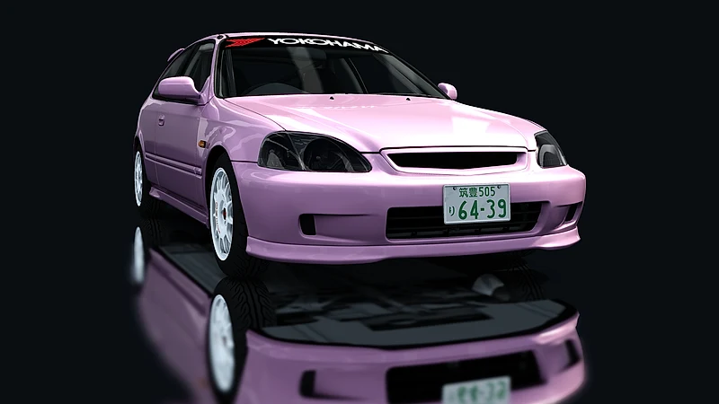 Honda Civic EK Cup – Frontansicht tief