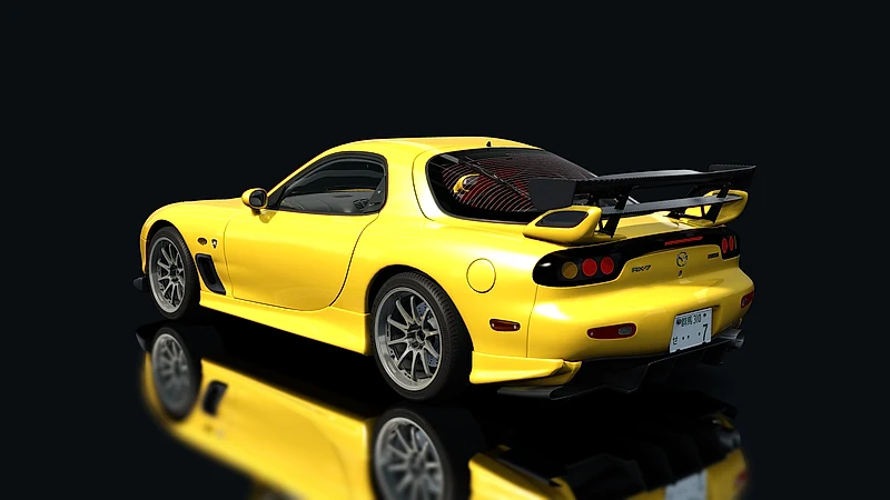 Mazda RX-7 FD3S Spirit R Tuned – Heckansicht