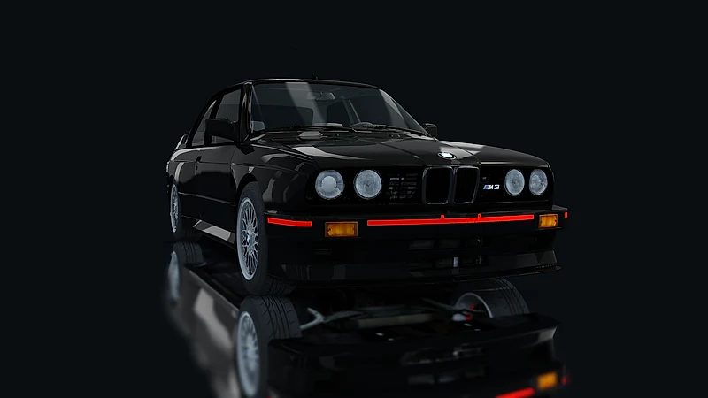 BMW M3 E30 – Frontansicht tief