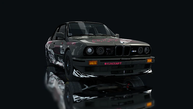 BMW M3 E30 Drift – Frontansicht tief