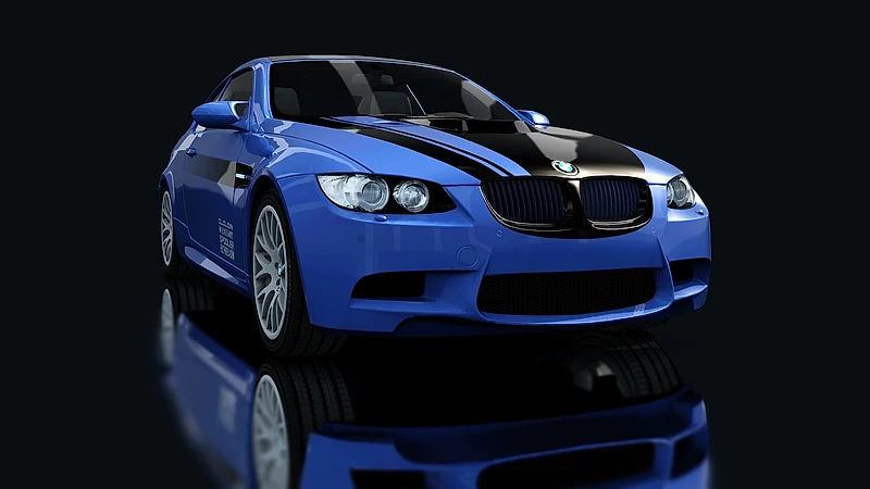 BMW M3 E92 Step1 – Frontansicht tief