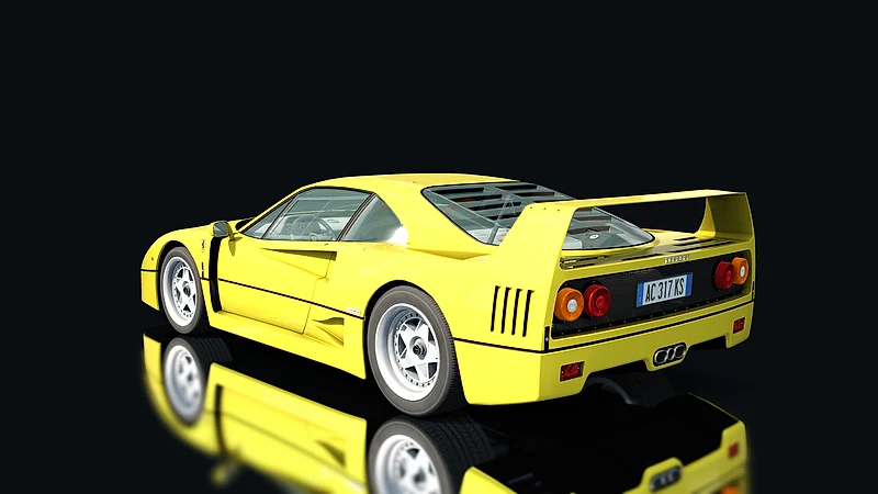 Ferrari F40 Stage 3 – Heckansicht