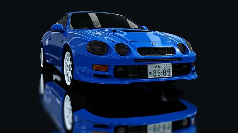 Toyota Celica ST205 Tuned – Frontansicht tief