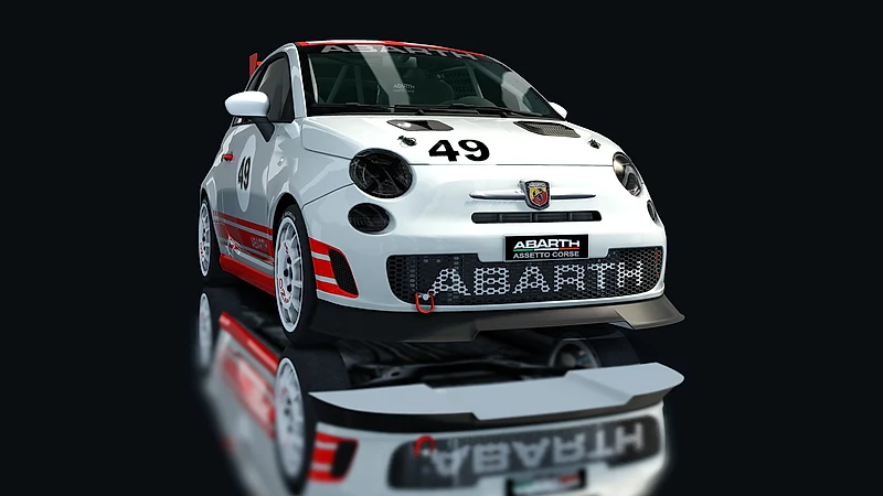 Abarth 500 Assetto Corse – Frontansicht tief