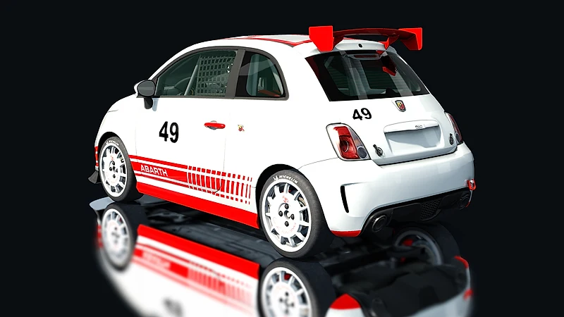 Abarth 500 Assetto Corse – Heckansicht