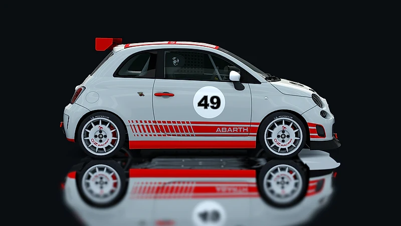Abarth 500 Assetto Corse – Seitenansicht