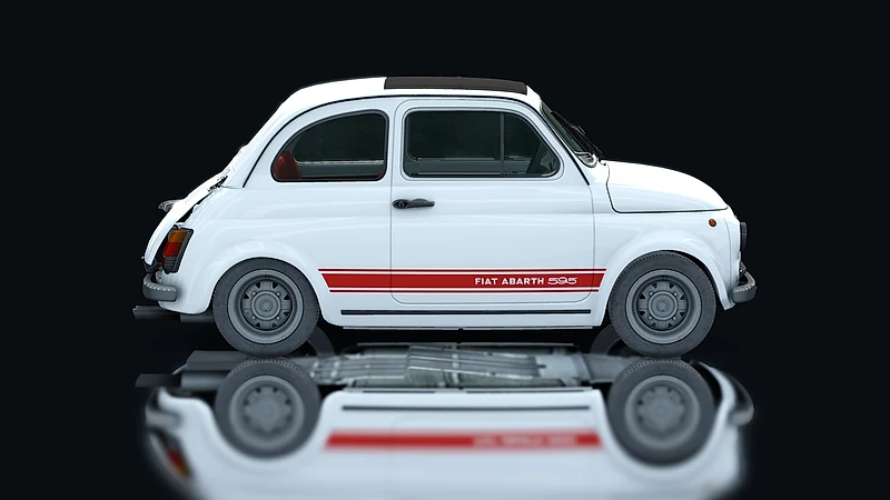 Abarth 595 SS – Seitenansicht