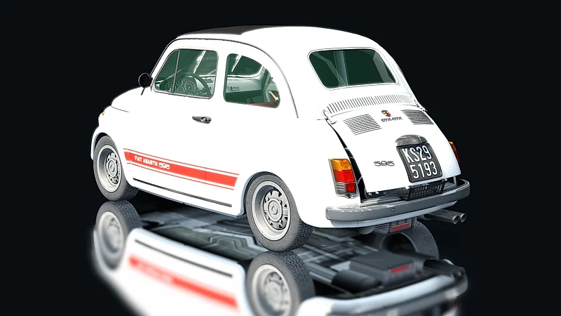 Abarth 595 SS Step 1 – Heckansicht