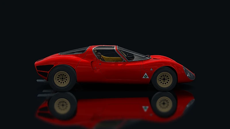 Alfa Romeo 33 Stradale – Seitenansicht