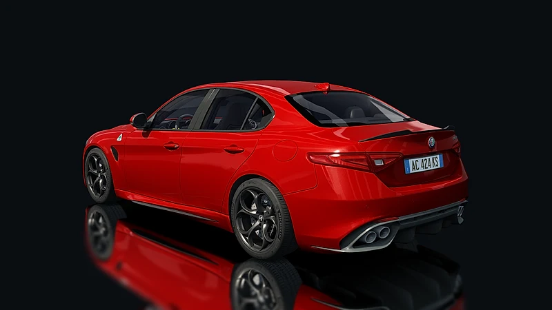 Alfa Romeo Giulia Quadrifoglio – Heckansicht