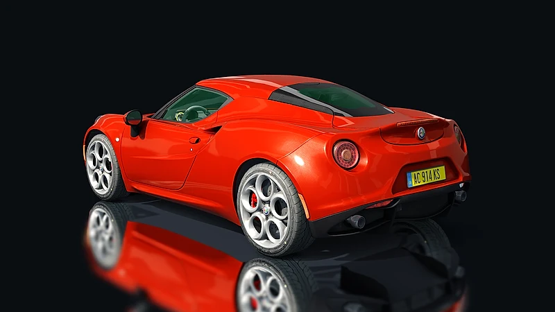 Alfa Romeo 4C – Heckansicht