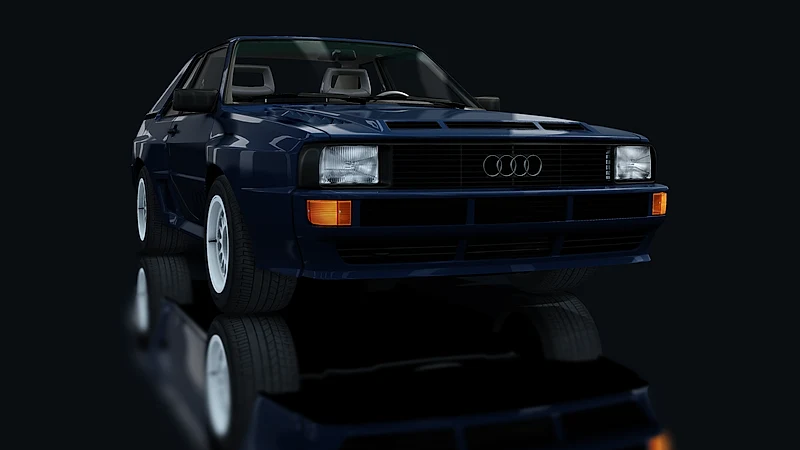 Audi Sport quattro Step1 – Frontansicht tief