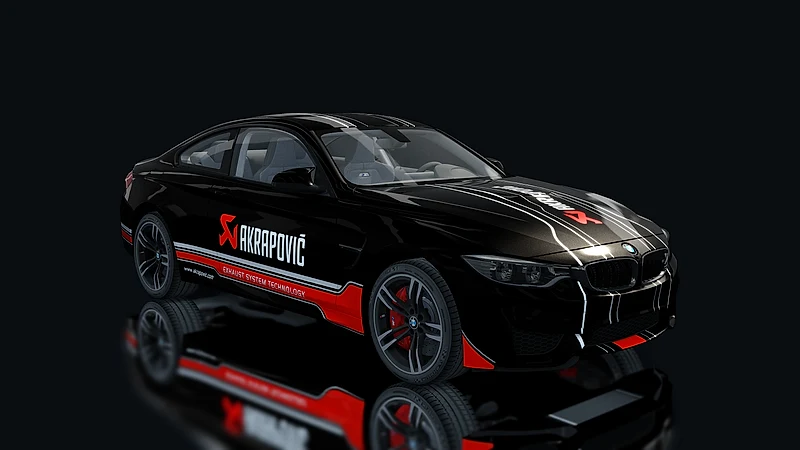BMW M4 Akrapovic – front view
