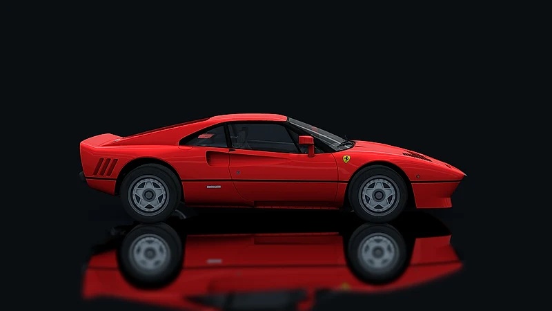 Ferrari GTO – Seitenansicht