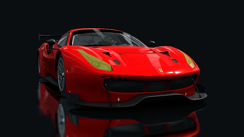 Ferrari 488 GT3 – Frontansicht tief