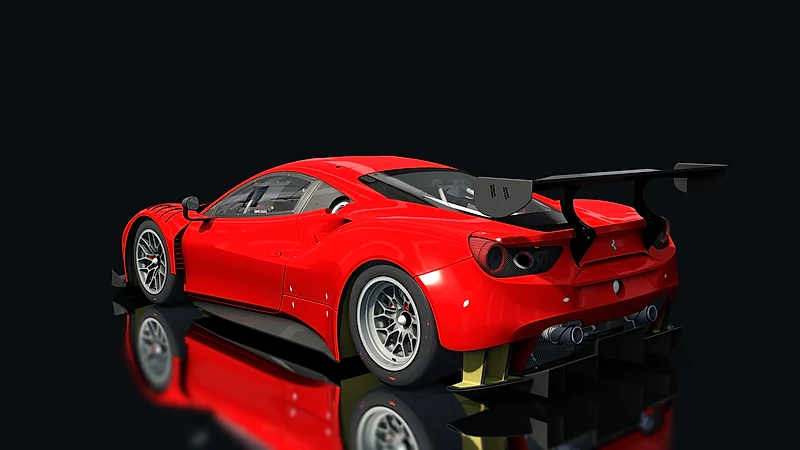 Ferrari 488 GT3 – Heckansicht