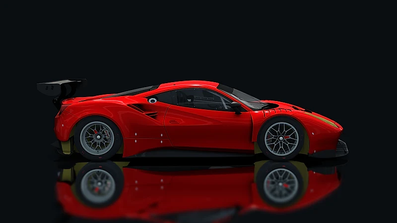 Ferrari 488 GT3 – Seitenansicht