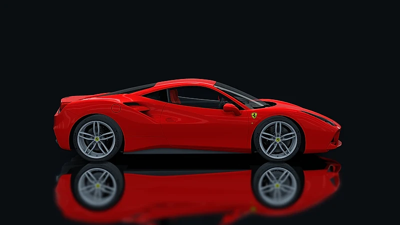 Ferrari 488 GTB – Seitenansicht