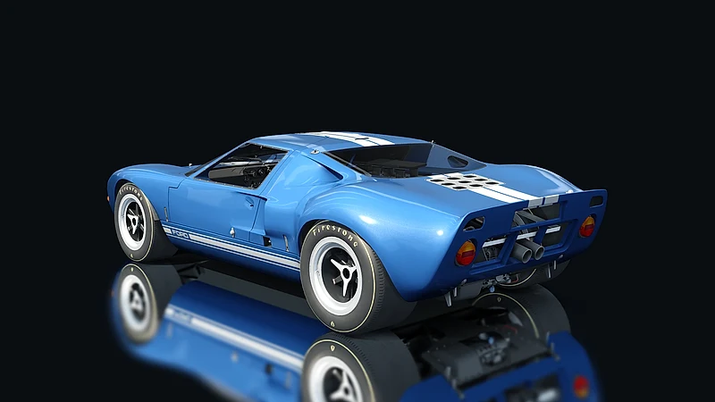 Ford GT40 – Heckansicht