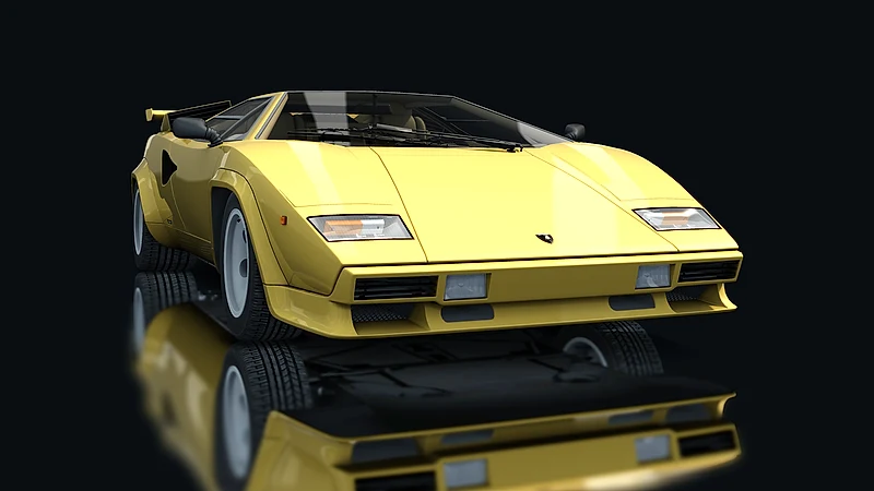 Lamborghini Countach – Frontansicht tief
