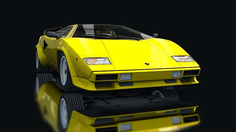 Lamborghini Countach S1 – low front view