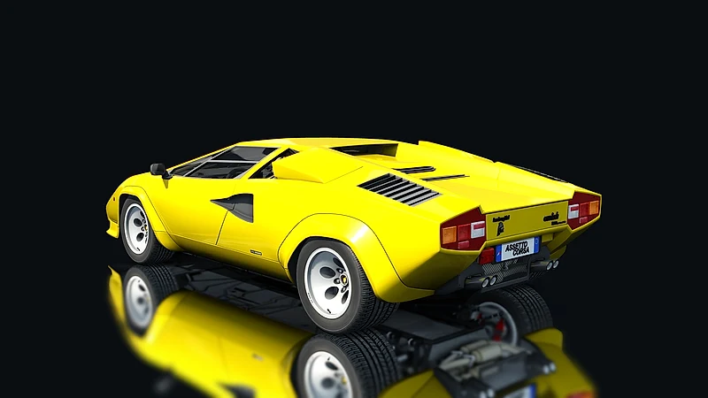 Lamborghini Countach S1 – rear view