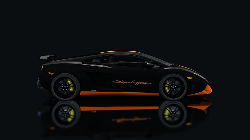 Lamborghini Gallardo SL Step3 – Seitenansicht
