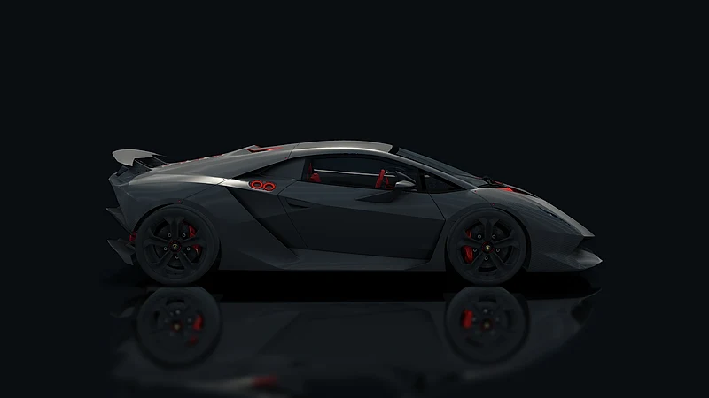 Lamborghini Sesto Elemento – Seitenansicht
