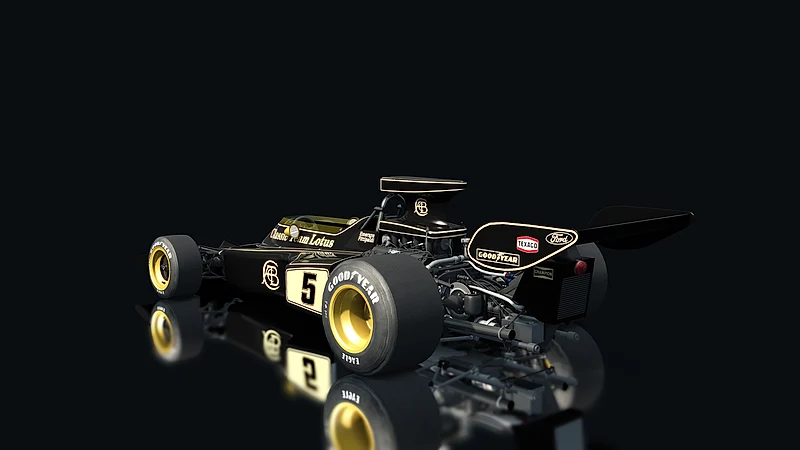 Lotus Classic Cars Lotus 72D – Heckansicht