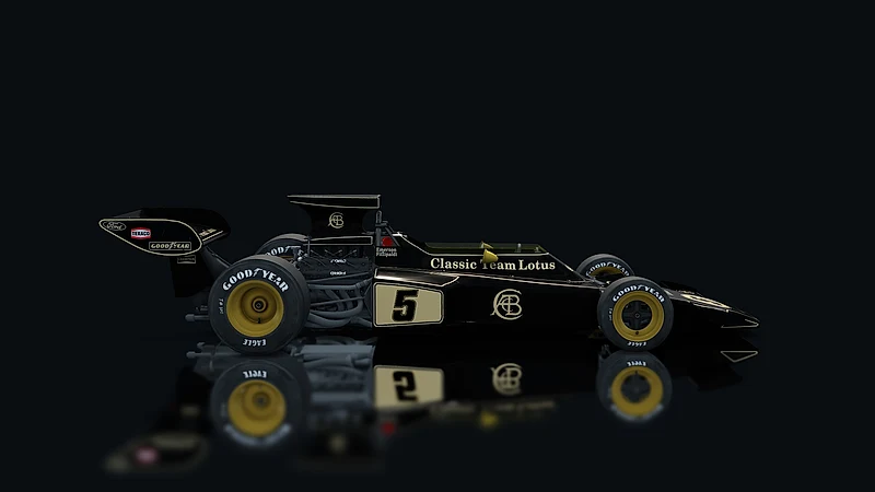 Lotus Classic Cars Lotus 72D – Seitenansicht