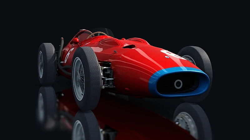 Maserati 250F 12 cylinder – Frontansicht tief