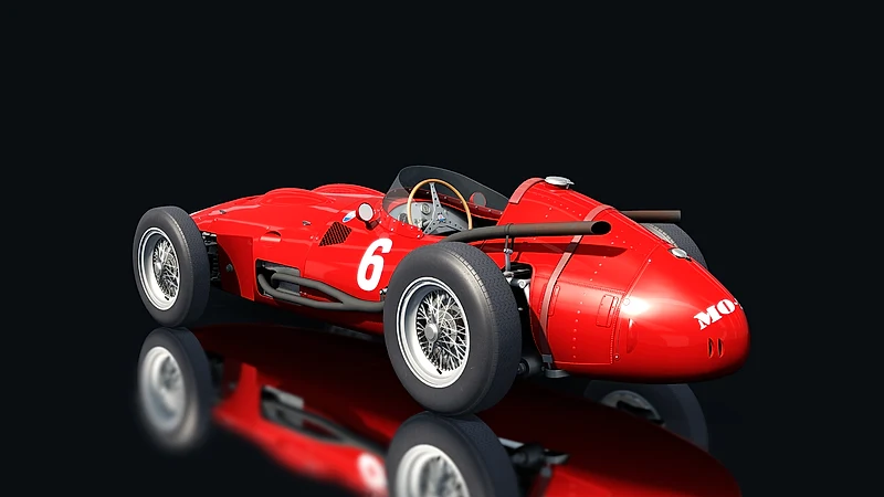 Maserati 250F 12 cylinder – Heckansicht