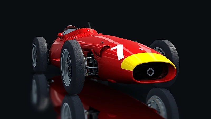 Maserati 250F 6 cylinder – Frontansicht tief