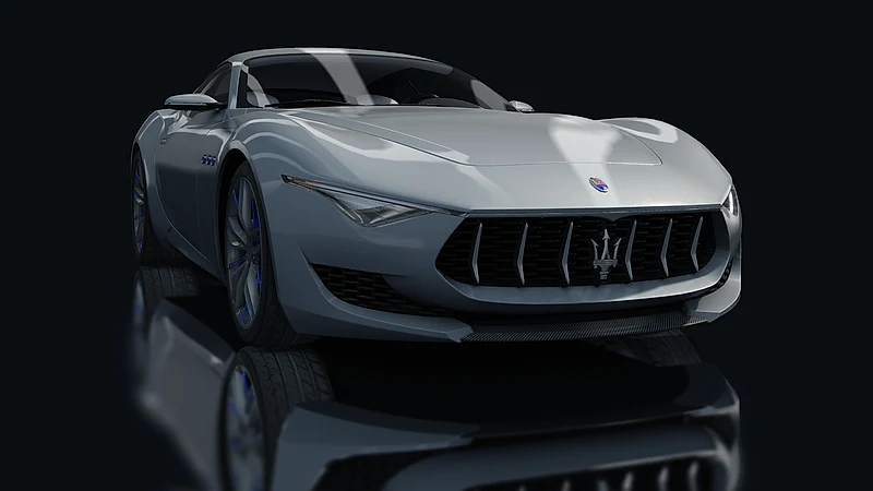 Maserati Alfieri – Frontansicht tief