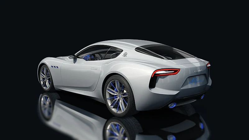 Maserati Alfieri – Heckansicht