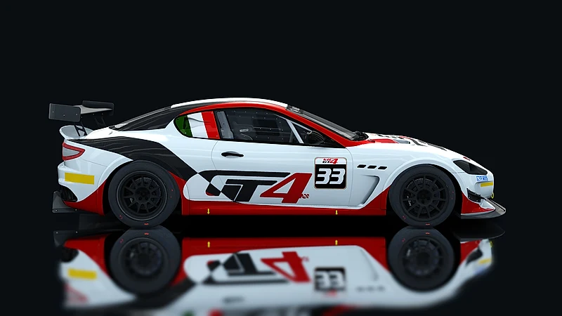 Maserati GranTurismo MC GT4 – Seitenansicht