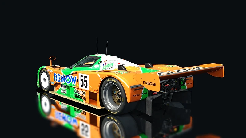 Mazda 787B – Heckansicht