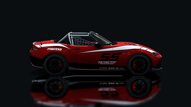 Mazda MX5 Cup – Seitenansicht