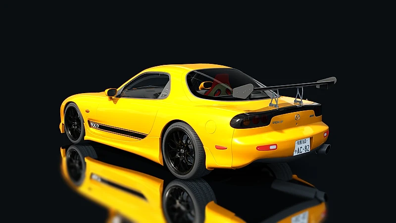 Mazda RX-7 Tuned – rear view