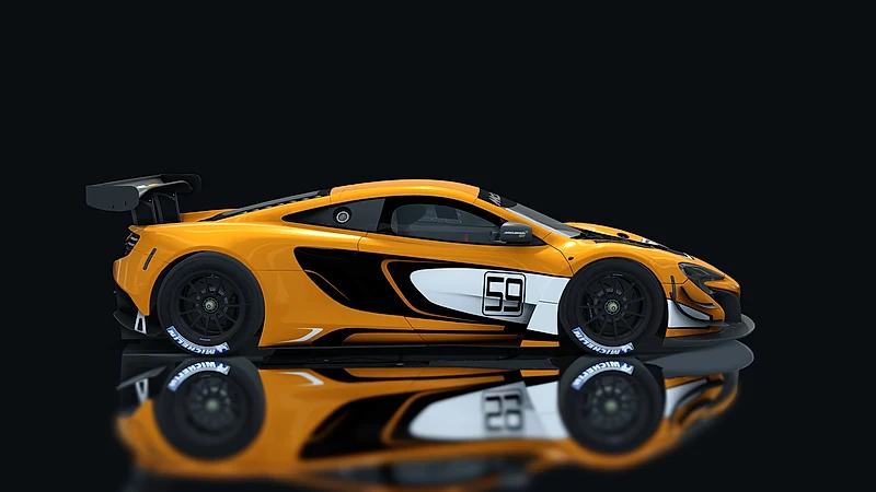 McLaren 650S GT3 – Seitenansicht