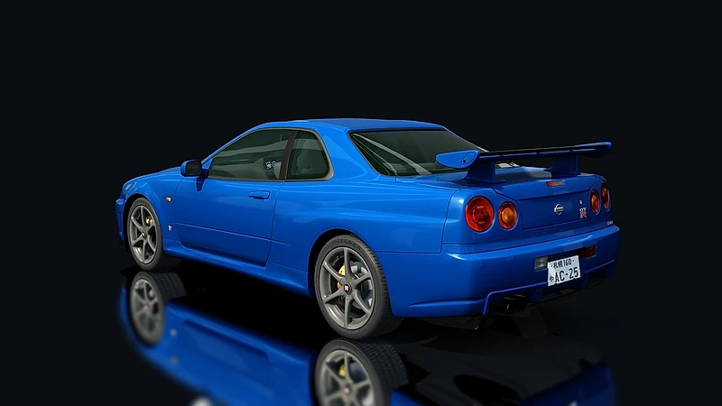 Nissan Skyline GTR R34 V-Spec – Heckansicht