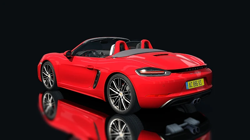 Porsche 718 Boxster S PDK – Heckansicht