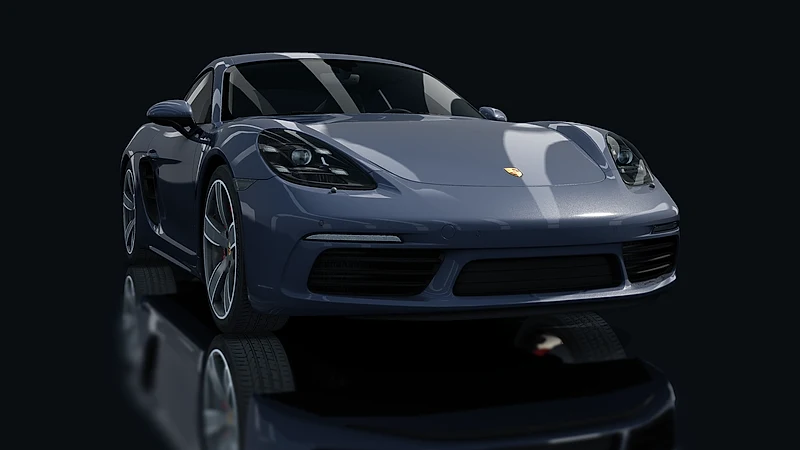 Porsche 718 Cayman S – Frontansicht tief
