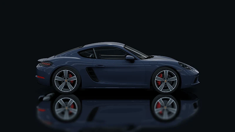 Porsche 718 Cayman S – Seitenansicht