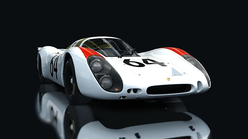 Porsche 908 LH – Frontansicht tief