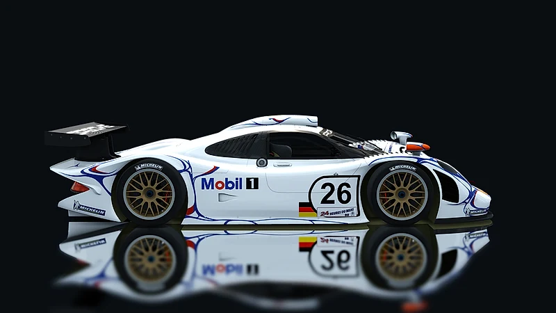 Porsche 911 GT1-98 – Seitenansicht