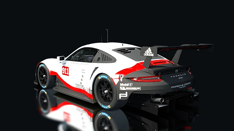 Porsche 911 RSR 2017 – Heckansicht
