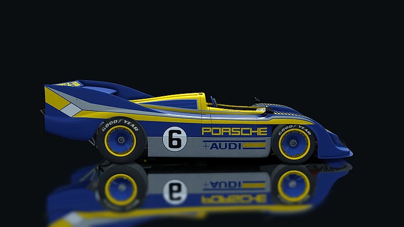 Porsche 917/30 Spyder – Seitenansicht