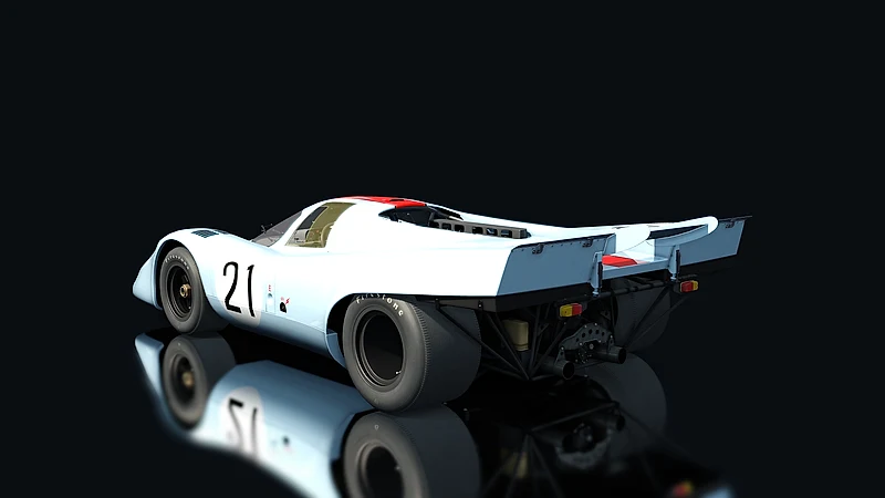 Porsche 917 K – Heckansicht