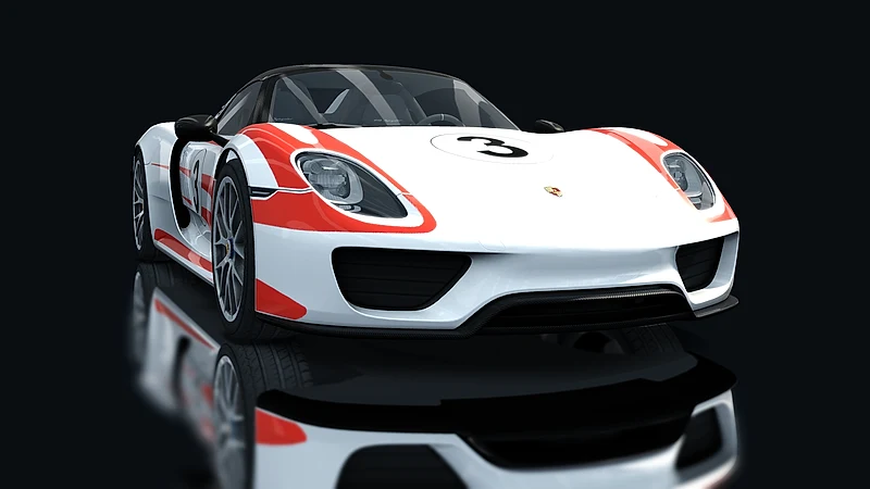 Porsche 918 Spyder – Frontansicht tief